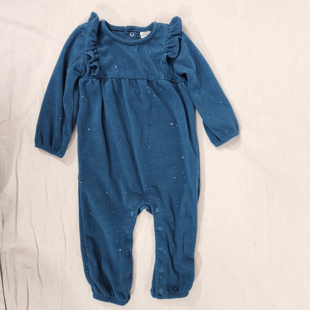 Bundle Carter's Clothes 12 Month One Piece Sparkly Jumpsuit Leggings Bodysuit - Picture 2 of 6